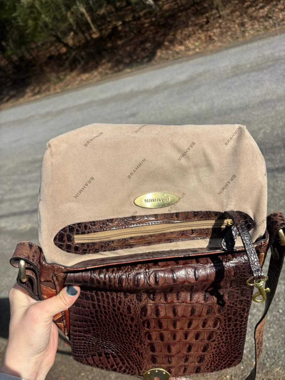 Brahmin Leather Crossbody Bag Limited Edition - Picture 7 of 17